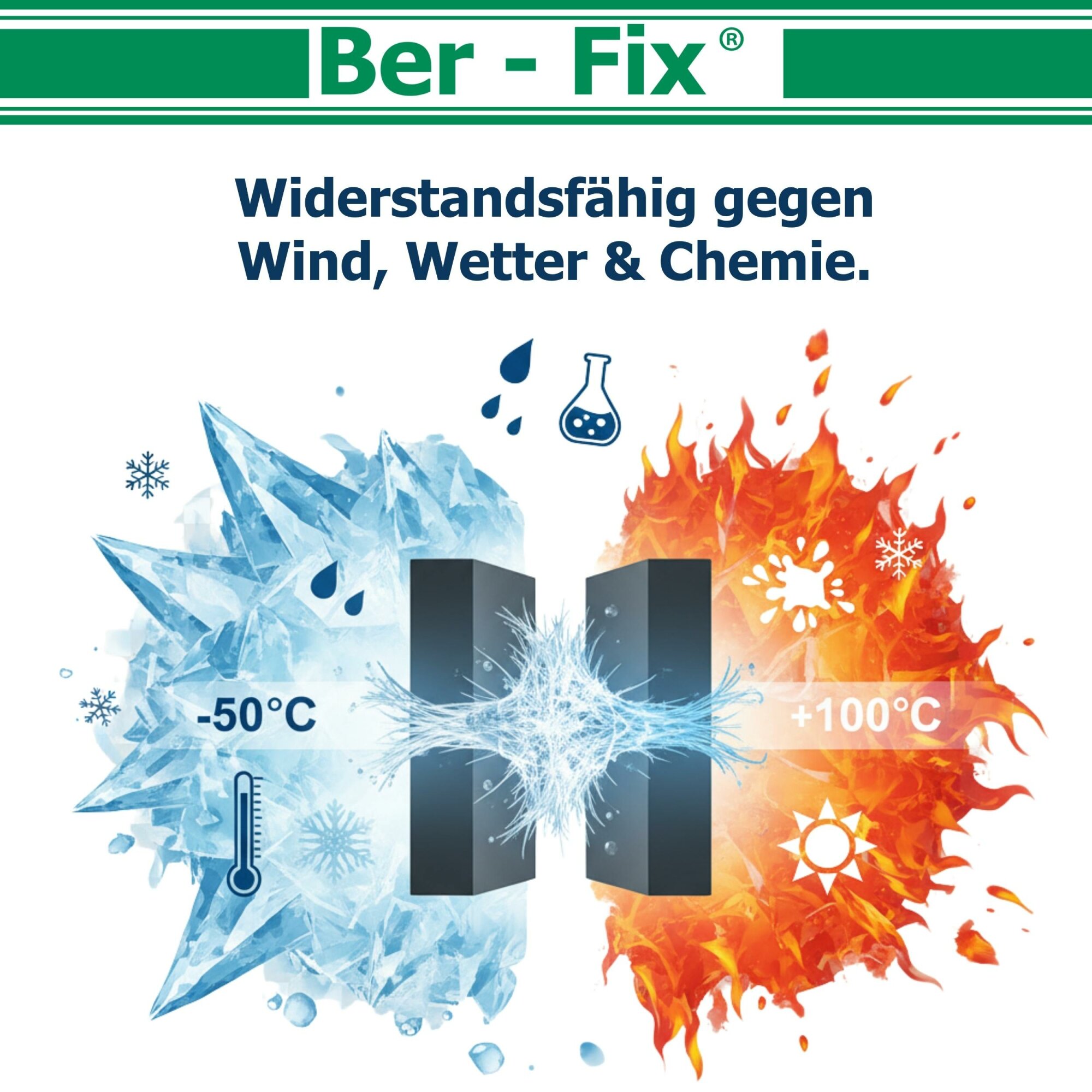 Ber-Fix® Poly 1:1 - PE PP Kleber 12x 50g + 25 Extra Düsen