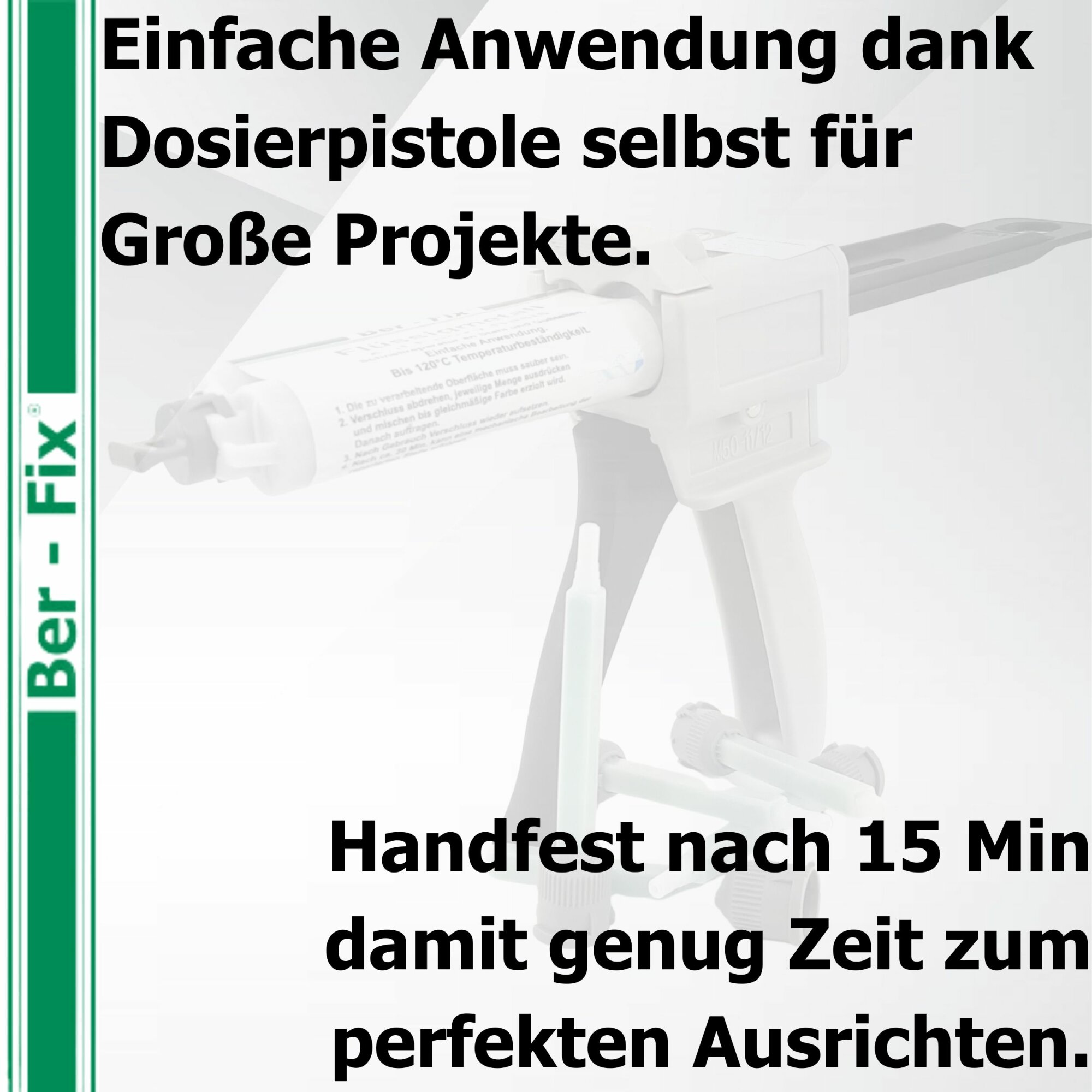Ber-Fix® Flüssigmetall 12 × 50 g – 2K Epoxid-Metallreparatur für Maschinenbau & Instandhaltung + 25 Extra-Düsen