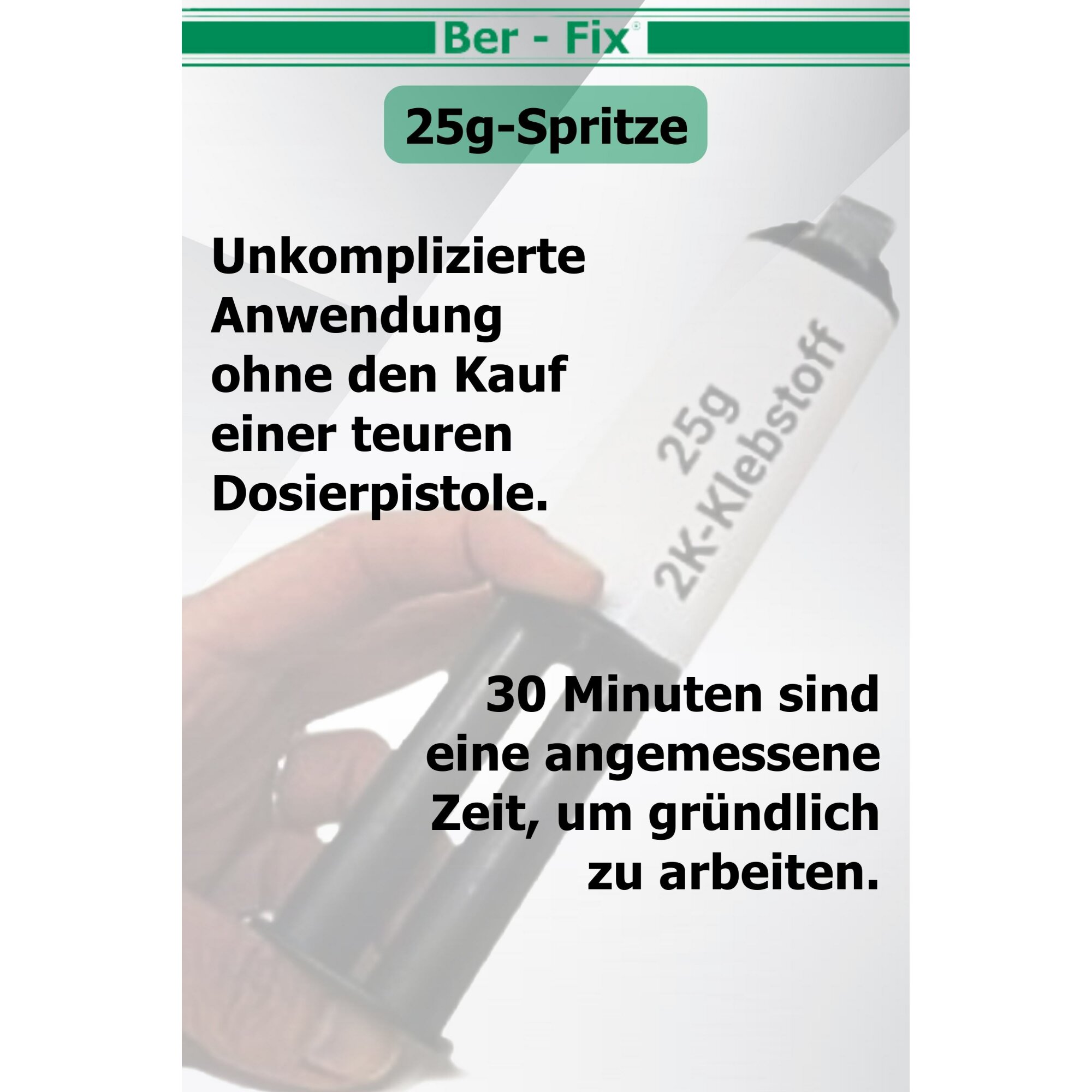 Ber-Fix® Epoxykleber 30 Min. 25g "Aktion MHD"
