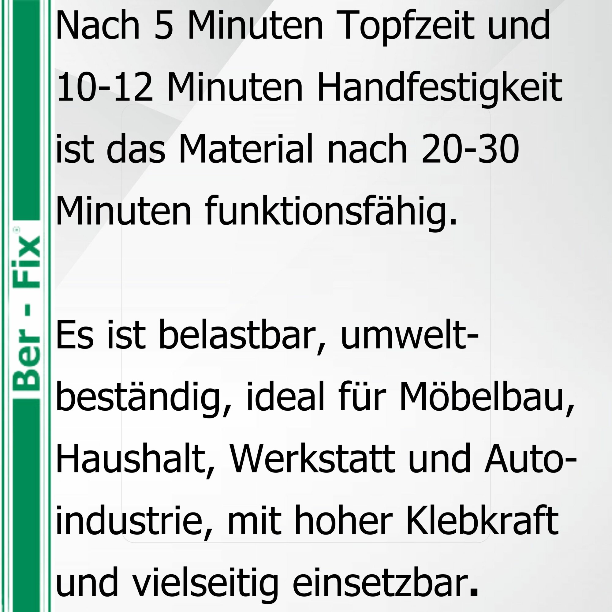 Ber-Fix® Epoxykleber 5 Min. 25g "Aktion MHD"