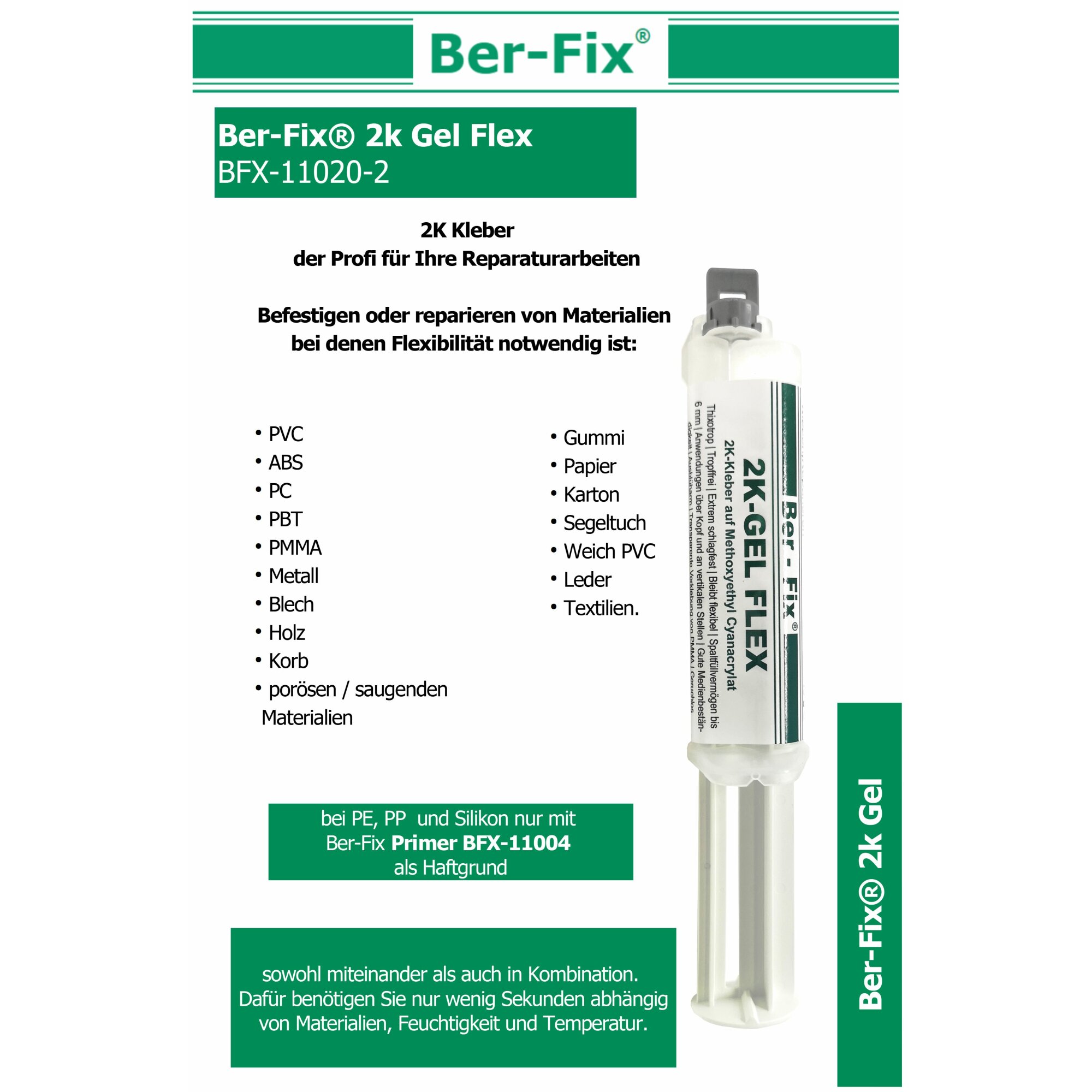 Ber-Fix® 2K-Gel Flex 10g