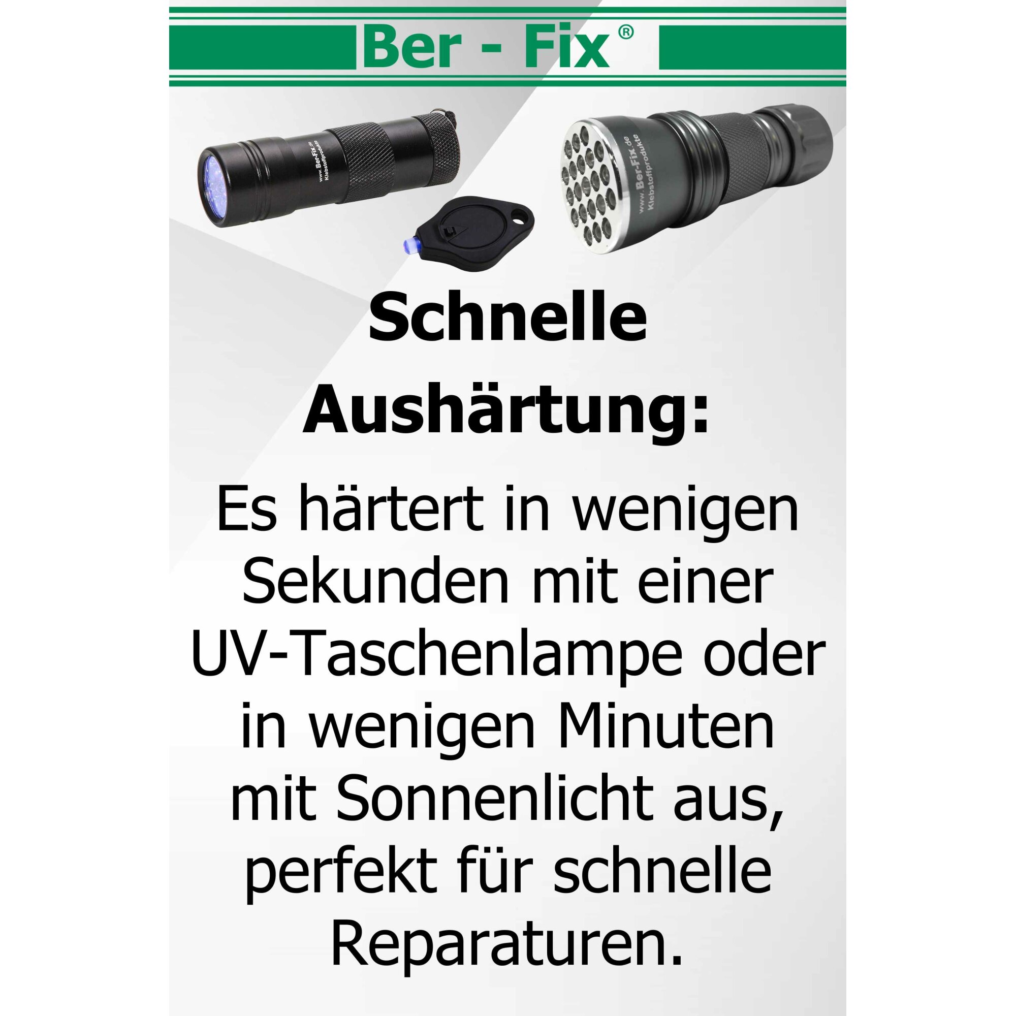 Ber-Fix® UV-Kleber mittelviskos 250g  - 50% Rabatt MHD